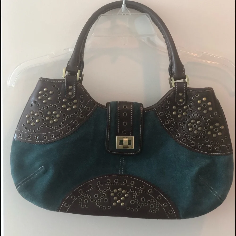 Rafe turquoise cowhide